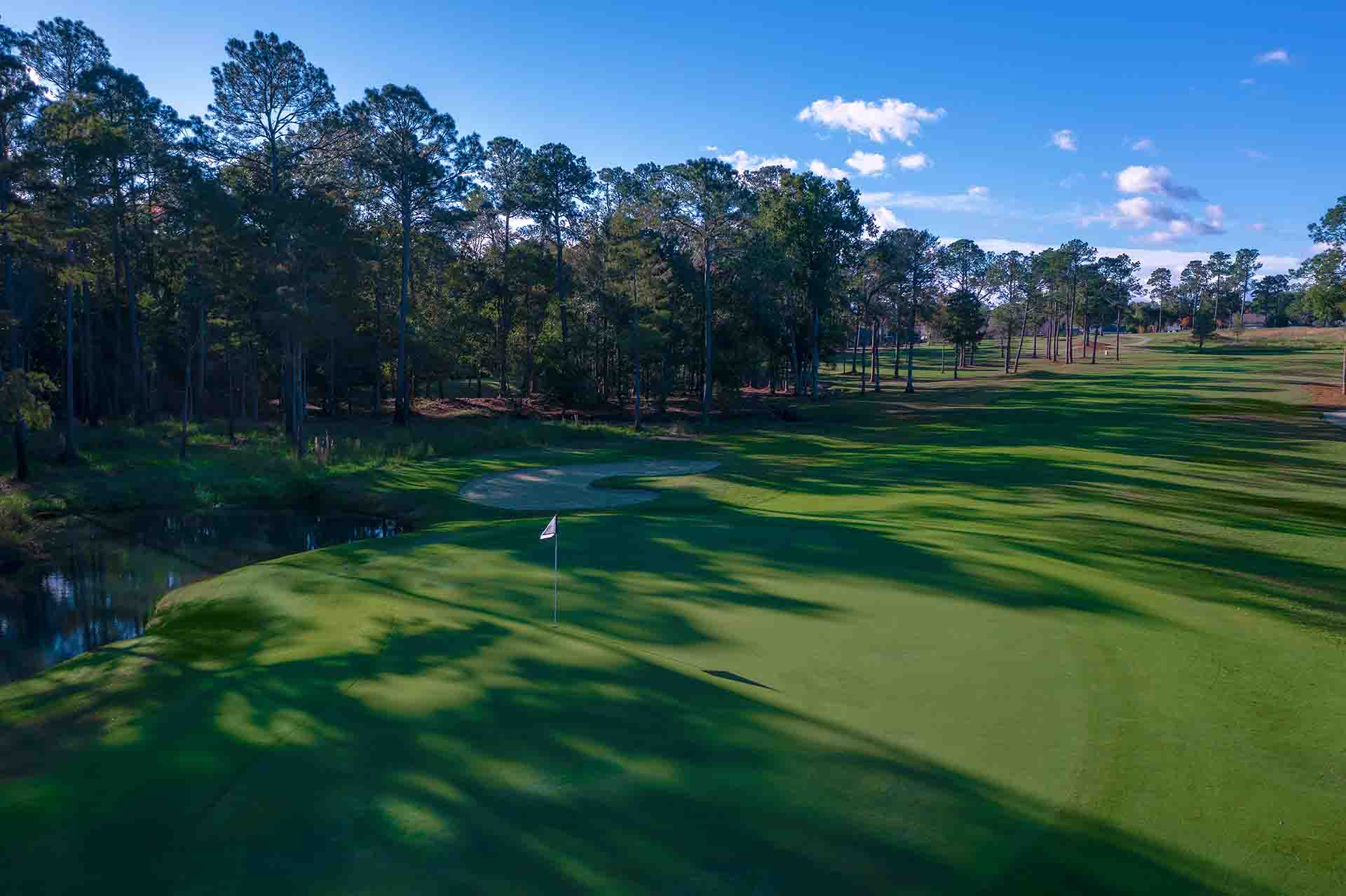 Windance green and bunker view