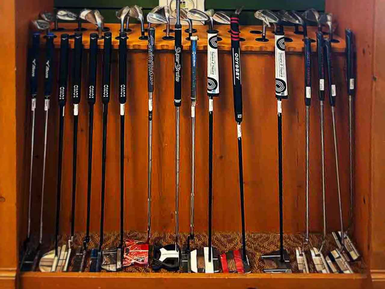 Pro shop golf clubs