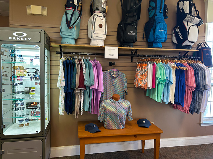 Windance pro shop apparel display